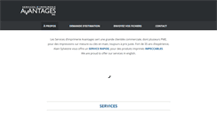 Desktop Screenshot of imprimerie-avantages.com
