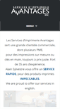 Mobile Screenshot of imprimerie-avantages.com